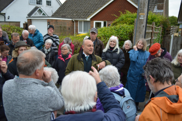 Andrew Griffith MP meets residents in Steyning 