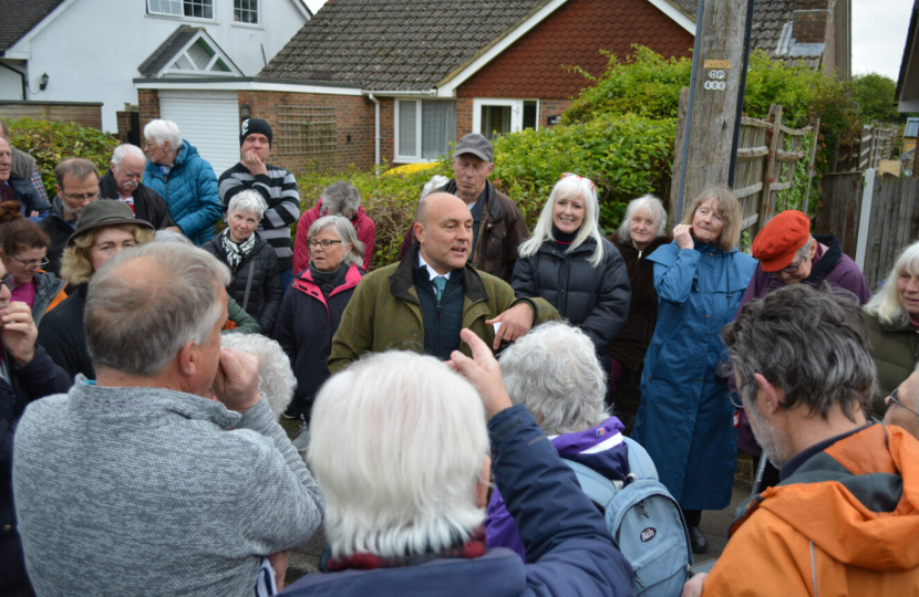 Andrew Griffith MP meets residents in Steyning 