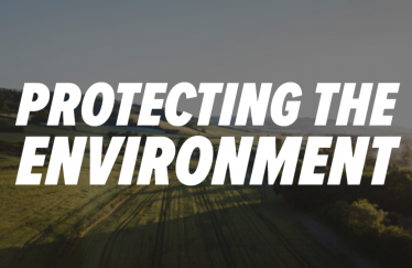 Protecting the environment graphic